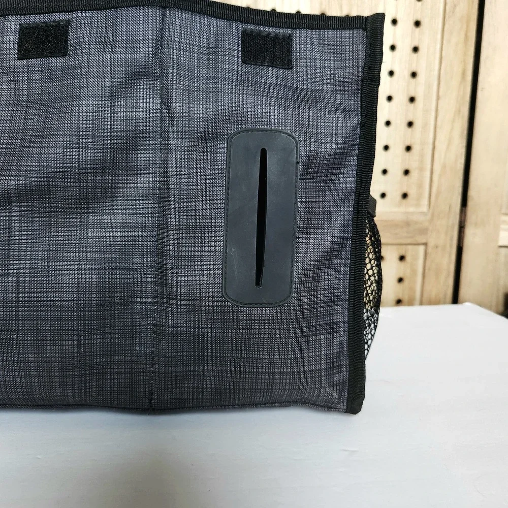 Thirty-One PACK N PULL‎ CADDY Car Storage Organizer Bag Pattern: Black Cross Pop